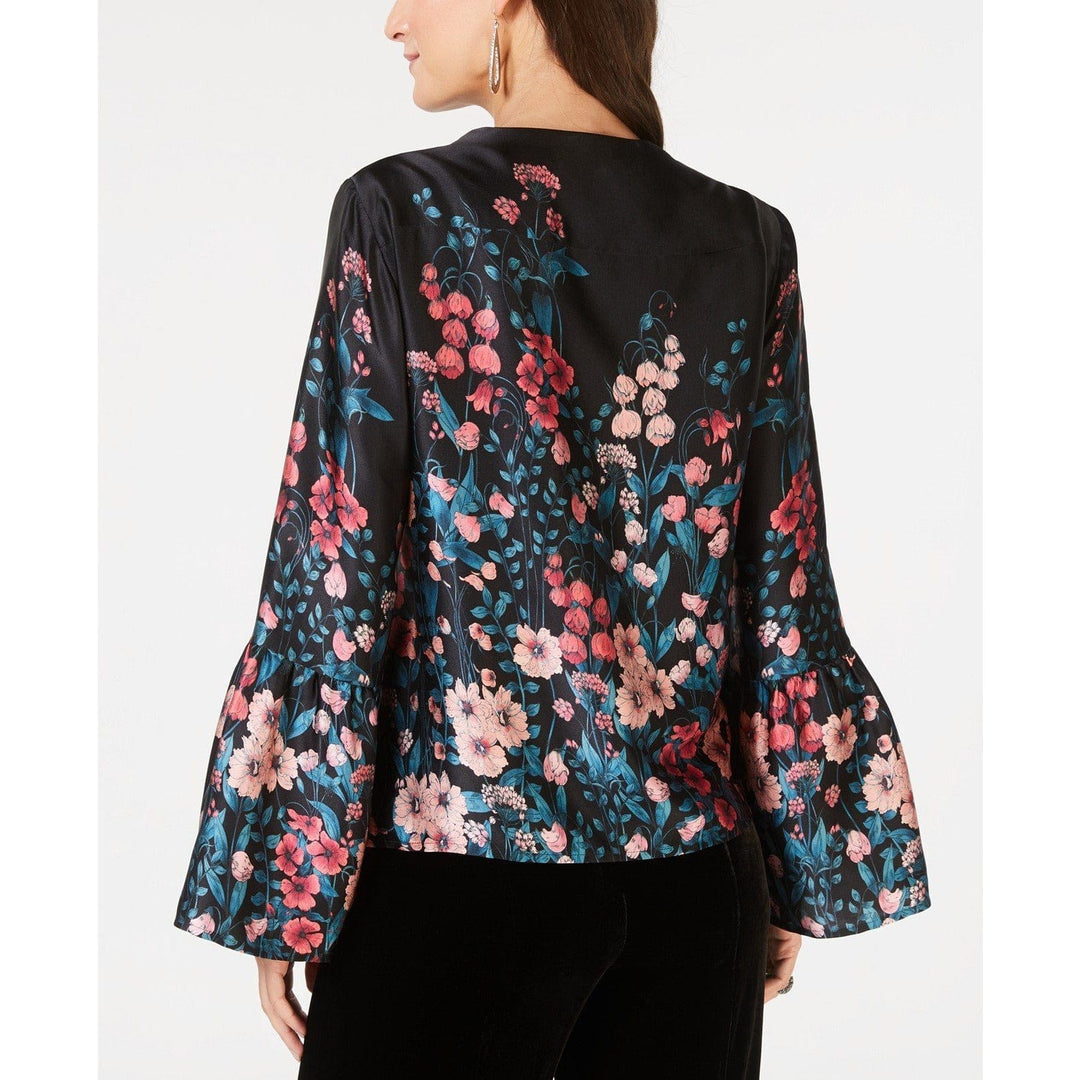 Nanette Lepore Apparel Nanette Lepore Silk Floral-Print Top Size Med