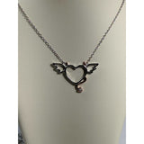 Naughty or Nice? How about BOTH! Cute Heart Necklace, Perfect gift for a lady you love! - The Pink Pigs, A Compassionate Boutique