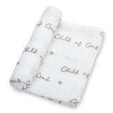 Child of God Baby Swaddle Blanket by Lolly Banks