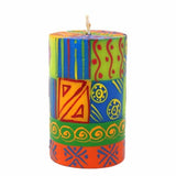 Nobunto Candles Single Boxed Hand-Painted Pillar Candle - Shahida Design - Nobunto