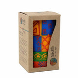 Nobunto Candles Single Boxed Hand-Painted Pillar Candle - Shahida Design - Nobunto