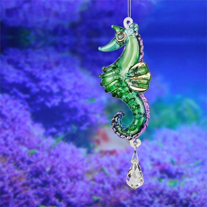 One Coast Decor Dolphin, Seahorse or Coral Fish Sun catchers-Rainbow Makers!  Hand Made with Swarovski Crystal