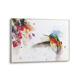 One Coast - Demdaco Decor Nature Collection Large Wall Art: Hummingbirds- By Dean Crouser *