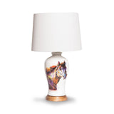 One Coast - Demdaco Decor Western Inspired Poncho Horse Lamp - By Watercolor Artist Dean Crouser *