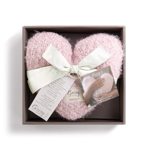 One Coast - Demdaco Gifts For the Home Pink Giving Heart Pillow