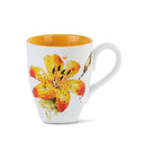 One Coast - Demdaco Mug Tiger Lily Nature Inspired Mugs-High Quality, Beautiful by Dean Crouser *