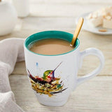 One Coast - Demdaco Mug Watercolor Bird Mugs by Artist Dean Crouser -High Quality, Beautiful! *