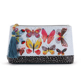 One Coast - Demdaco Organization Be Yourself Cosmetic Bags with Tassles Butterflies and Polka Dots and Floral Prints-Gorgeous!