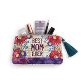 One Coast - Demdaco Organization BEST MOM EVER! Cosmetic Bag Beautiful Gift for Moms*