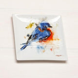 One Coast - Demdaco Plates Nature & Bird Snack Plates Collection - by Artist Dean Crouser -Magnificent! *