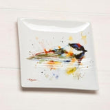 One Coast - Demdaco Plates Nature & Bird Snack Plates Collection - by Artist Dean Crouser -Magnificent! *