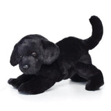 One Coast Plush Animals Black Lab-LRG Plush Labrador and Golden Retrievers by Demdaco 3 Sizes!