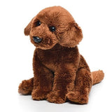 One Coast Plush Animals Chocolate Lab Beanie Plush Labrador and Golden Retrievers by Demdaco 3 Sizes!