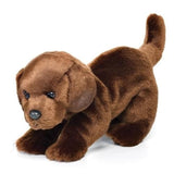 One Coast Plush Animals Chocolate Lab LG Plush Labrador and Golden Retrievers by Demdaco 3 Sizes!