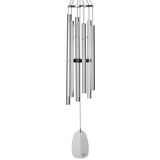 One Coast - Woodstock Chimes Chime Bells of Paradise - Silver 44" Woodstock Chimes