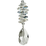 One Coast - Woodstock Chimes Decor Almond Crystal Cascade - Heart & Ice Suncatchers