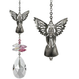 One Coast - Woodstock Chimes Decor Angel Crystal Fantasy Suncatchers- Angel, Fairy, Winged Heart, Tree of Life, Rose*