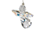 One Coast - Woodstock Chimes Decor Aurora Borealis Crystal Guardian Angel Suncatchers in Birthstone Colors-Small