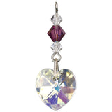 One Coast - Woodstock Chimes Decor Birthstone Guardian Angel Ornaments -12 Colors, Handmade Sparkling Crystals!*