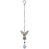 One Coast - Woodstock Chimes Decor Birthstone Guardian Angel Ornaments -12 Colors, Handmade Sparkling Crystals!*