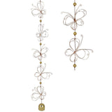 Butterfly & Lotus Quintet Garden Cascade by Woodstock Chimes