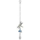 One Coast - Woodstock Chimes Decor Butterfly, Dragon Fly, Bee & Monarch BUTTERFLY Nature Suncatchers-CRYSTAL FANTASY™ *