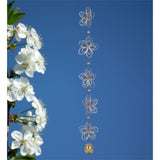 One Coast - Woodstock Chimes Decor Butterfly & Lotus Quintet Garden Cascade by Woodstock Chimes