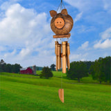 One Coast - Woodstock Chimes Decor Coco Pig Bamboo Chimes by Woodstock Chimes