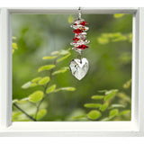 One Coast - Woodstock Chimes Decor Crystal Cascade - Heart & Ice Suncatchers