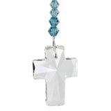 One Coast - Woodstock Chimes Decor Crystal Cross Rainbow Maker/Suncatcher