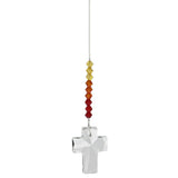 One Coast - Woodstock Chimes Decor Crystal Cross Rainbow Maker/Suncatcher