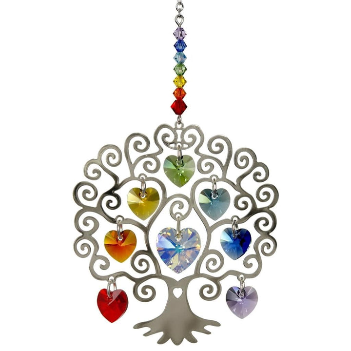 One Coast - Woodstock Chimes Decor Crystal Tree of Life Large Crystal Fantasy Suncatcher Collection:  Hummer, Butterfly MORE*