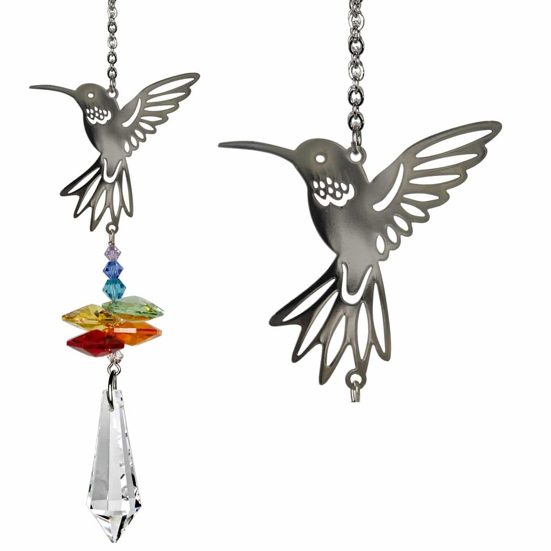 One Coast - Woodstock Chimes Decor Hummingbird Large Crystal Fantasy Suncatcher Collection:  Hummer, Butterfly MORE*