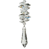 One Coast - Woodstock Chimes Decor Icicle Crystal Cascade - Heart & Ice Suncatchers