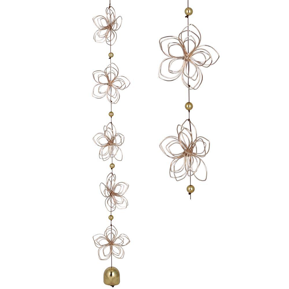 One Coast - Woodstock Chimes Decor Lotus Butterfly & Lotus Quintet Garden Cascade by Woodstock Chimes