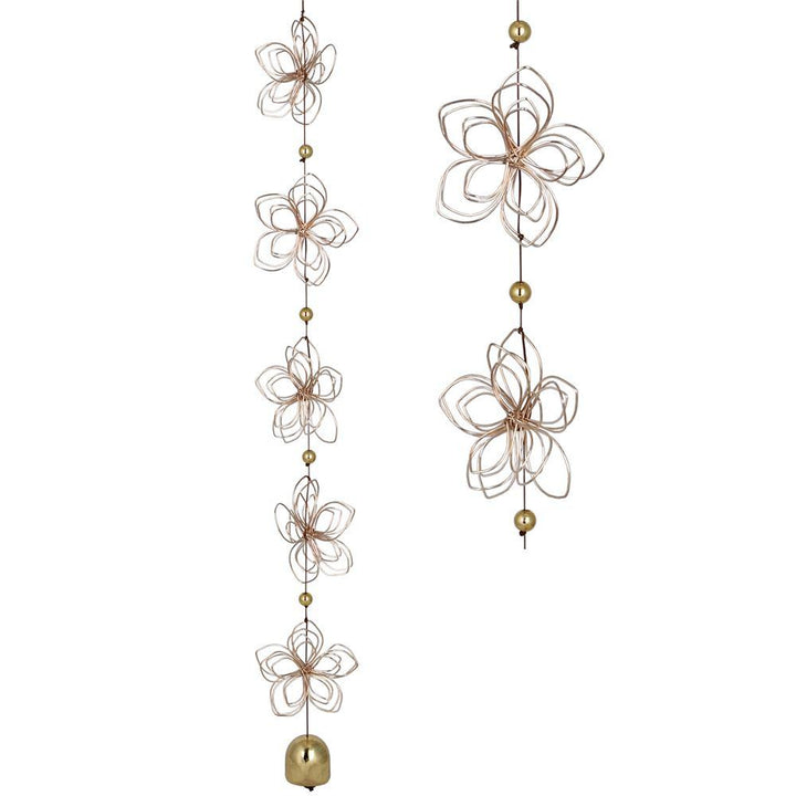 One Coast - Woodstock Chimes Decor Lotus Butterfly & Lotus Quintet Garden Cascade by Woodstock Chimes