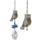 One Coast - Woodstock Chimes Decor Owl OUT OF STOCK Bird Crystal Fantasy Suncatchers-Cardinal, Hummingbird, Flamingo, Owl, Songbird*