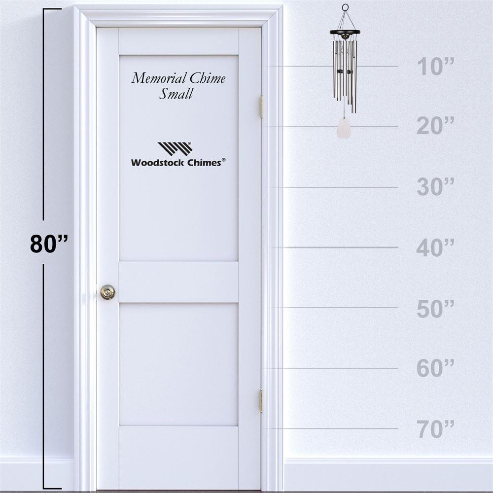 One Coast - Woodstock Chimes Decor Small Woodstock Memorial Chime, Perfect Gift to Remember A Lost Loved One