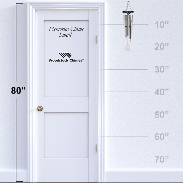 One Coast - Woodstock Chimes Decor Small Woodstock Memorial Chime, Perfect Gift to Remember A Lost Loved One