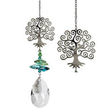 One Coast - Woodstock Chimes Decor Tree of Life Crystal Fantasy Suncatchers- Angel, Fairy, Winged Heart, Tree of Life, Rose*