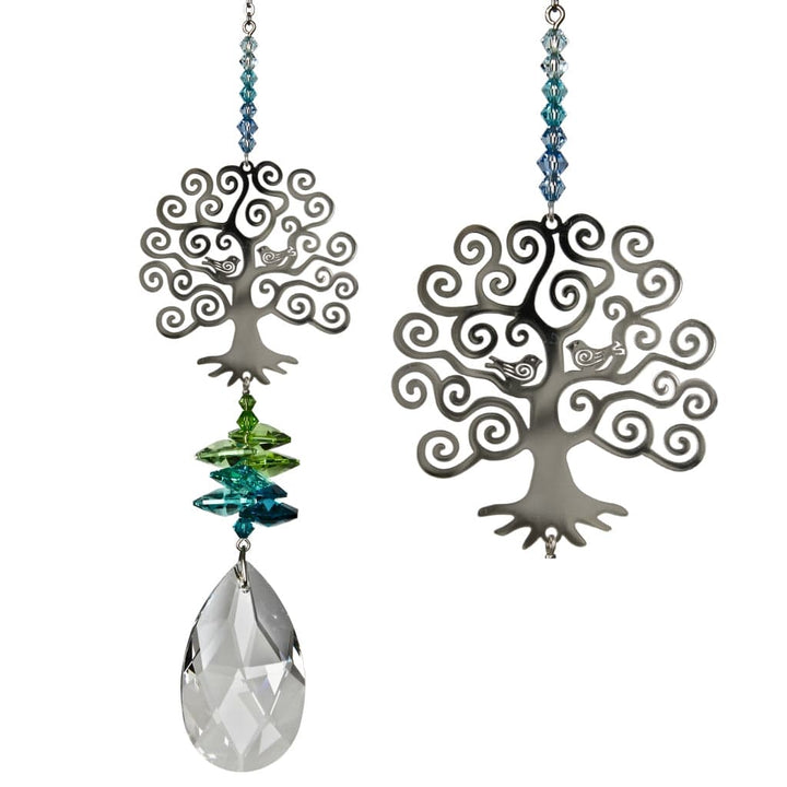 One Coast - Woodstock Chimes Decor Tree of Life Large Crystal Fantasy Suncatcher Collection:  Hummer, Butterfly MORE*