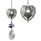 One Coast - Woodstock Chimes Decor Winged Heart Crystal Fantasy Suncatchers- Angel, Fairy, Winged Heart, Tree of Life, Rose*