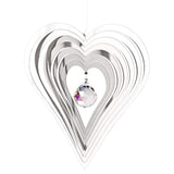 Woodstock Chimes Crystal Heart 