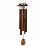 One Coast - Woodstock Chimes Gifts For the Home Bronze Lrg Bronze Solar Windchimes-Glow in the Dark while Making Beautiful Music in the Evenings*