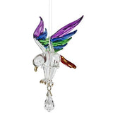 One Coast - Woodstock Chimes Gifts For the Home Fantasy Glass Crystal Suncatchers-Eagle, Hummingbird, Songbird and Dragonfly