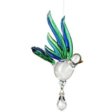 One Coast - Woodstock Chimes Gifts For the Home Fantasy Glass Crystal Suncatchers-Eagle, Hummingbird, Songbird and Dragonfly