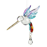 Fantasy Glass Crystal Suncatchers-Eagle, Hummingbird, Songbird and Dragonfly - Hummer-Summer-Rainbow
