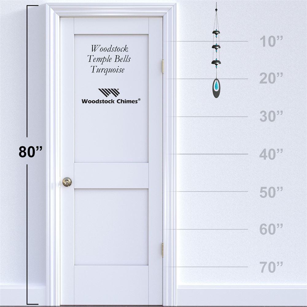 One Coast - Woodstock Chimes Gifts For the Home Woodstock Temple Bells Chime-Beautiful Gift!*