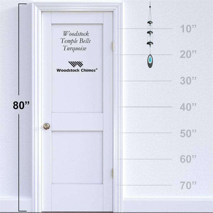 One Coast - Woodstock Chimes Gifts For the Home Woodstock Temple Bells Chime-Beautiful Gift!*