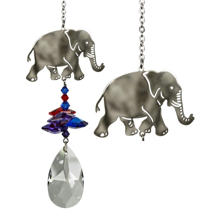 One Coast - Woodstock Chimes Home & Garden:Yard, Garden & Outdoor Living:Décor:Wind Chimes Elephant Wild Things Crystal Fantasy Suncatchers by Woodstock Chimes*